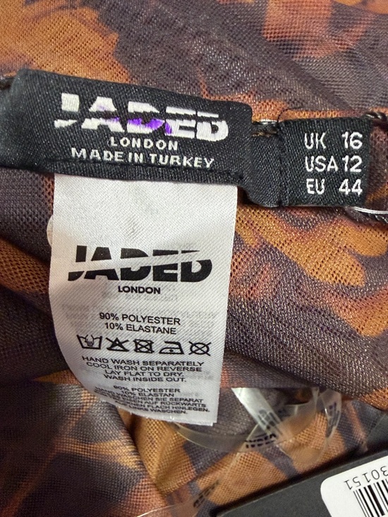 Jaded London Urban Outfitters Athena One Shoulder Draped Maxi Dress. Size 12 - Picture 9 of 9